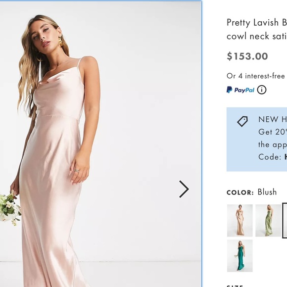 Pretty Lavish bridesmaid gown - Picture 9 of 11